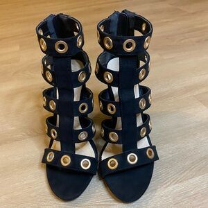 Black/Gold  Women’s heels